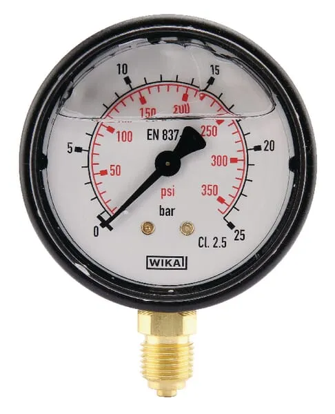 Manometr O63 0-25barů ¼" dole