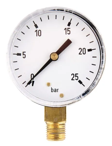 Manometr O63 0-25barů 1" dole