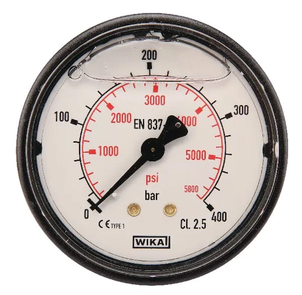 Manometr O63 0-400barů 1" vz.