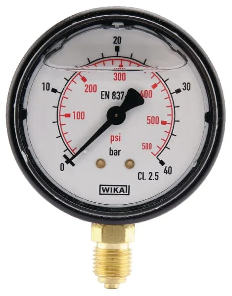 Manometr O63 0-40barů ¼" dole