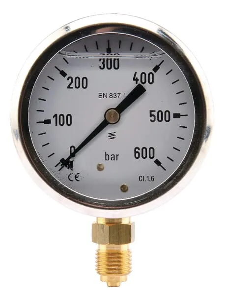 Manometr Ø 63 0-600 bar 1/4" dolní