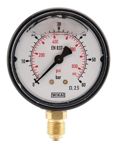 Manometr O63 0-60barů ¼" dole