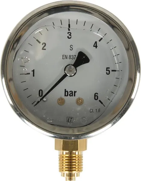 Manometr Ø 63 0-6 bar 1/4" dolní