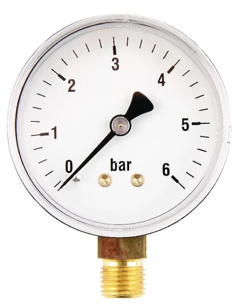 Manometr O63 0-6barů 1" dole