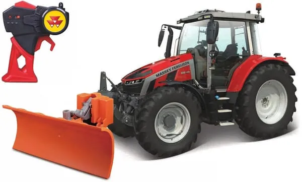MA82724 Traktor Massey Ferguson 5SD.145 s radlicí na sníh 2,4 GHz