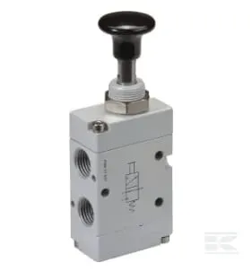 3/2c. tlačít. pák. ventil 1/8"