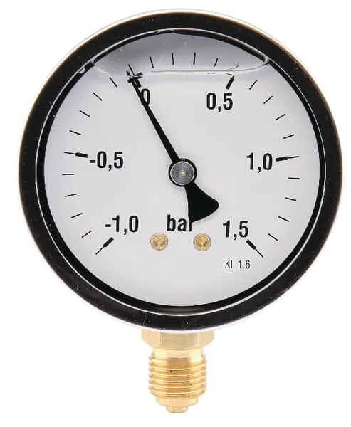 Manometr Ø 63 -1-+1,5 bar 1/4" dolní