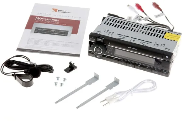 Rádio s USB/AUX/BLUETOOTH/DAB+12V, vestavěné + externí mikrofon