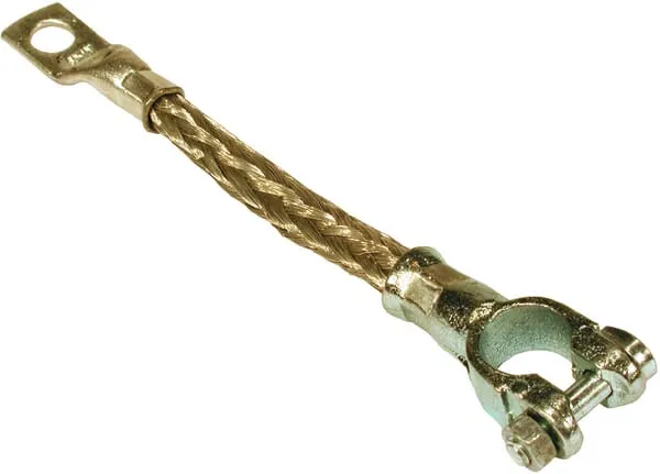 Uzemnění se svorkou pro akumulátor a s úchyty