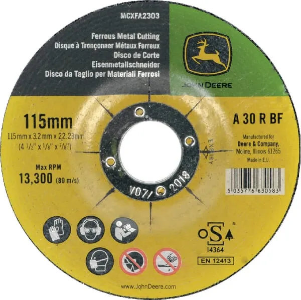 Řezné kotouče se zahloubením