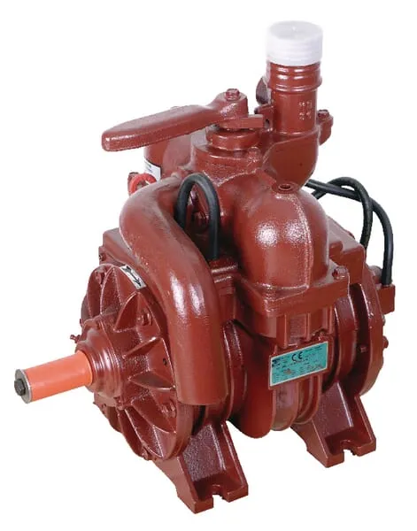 Vakuové čerpadlo BP, pohon klínovými řemeny