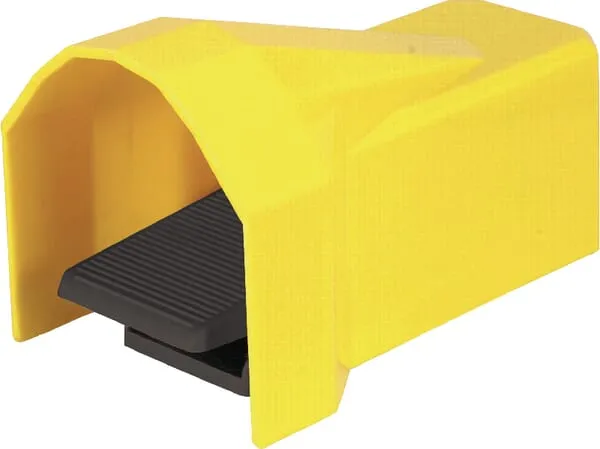 5/2cestný nožní ventil, aretační s ochrannou krytkou