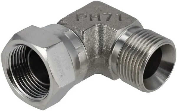 Úhlový adaptér M/F 3/4" BSP SS