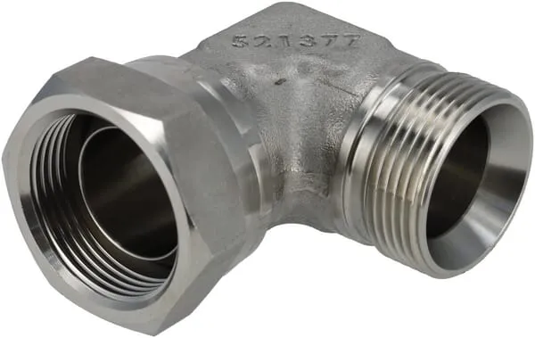 Úhlový adaptér M/F 1 1/4" BSP SS