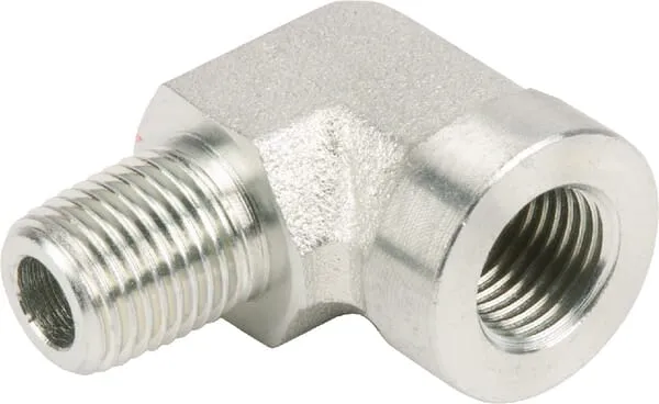 Kolena 90°, vnější závit BSPT x vnitřní závit BSP