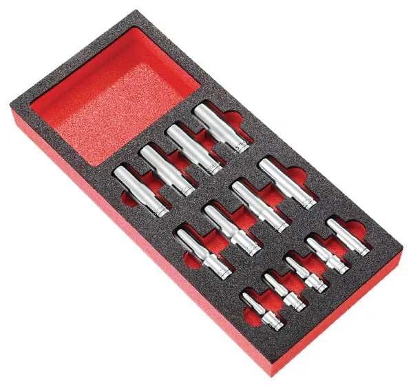 MOD.MHLA Modul z pěnové hmoty pro sadu nástrčných klíčů, dlouhé 6hranné