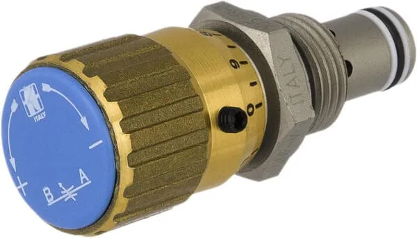 MPP škrticí klapka s otoč.knof. 0-12l/min