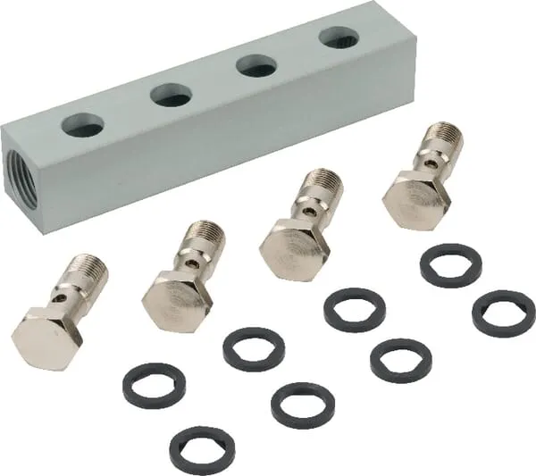 Blok rozdělovače 1/8"