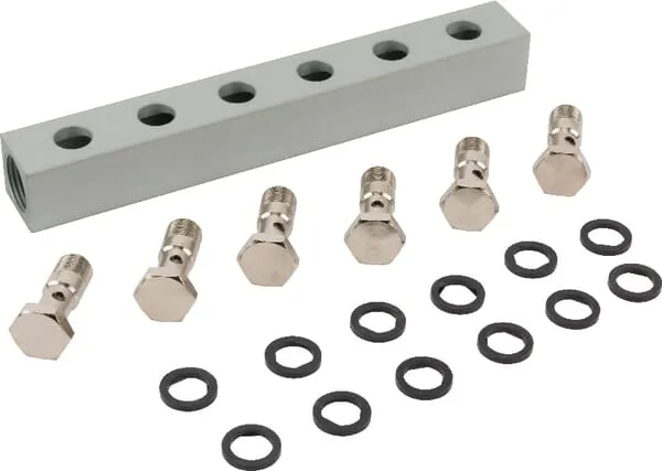 Blok rozdělovače 1/8"