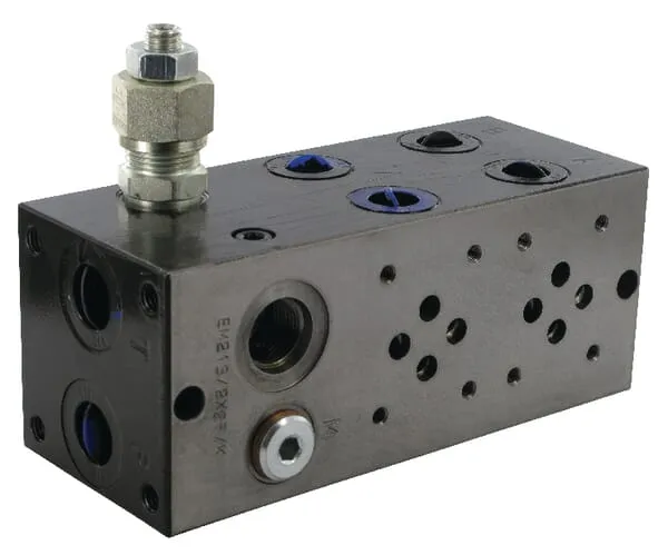 Řadové základové desky, typ MR + 2/2 ventil - Cetop 03