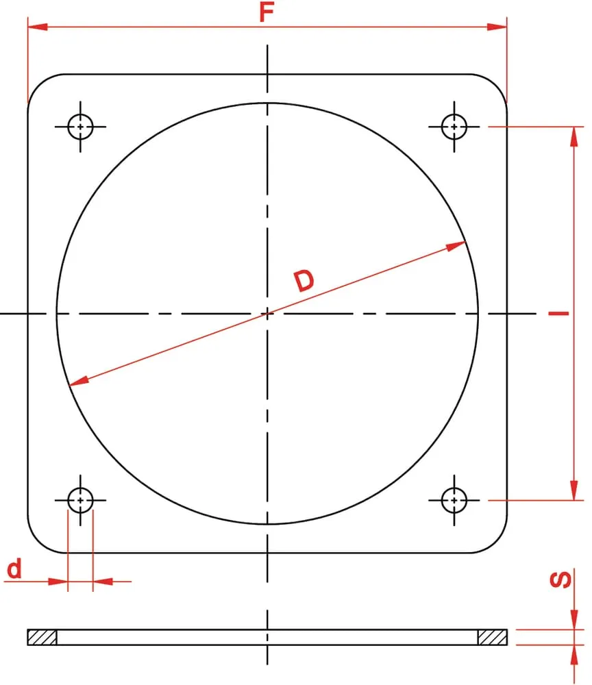 Originální MZ - příruba pro paralelní šoupátko