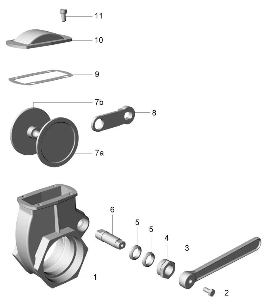 Originální pákové šoupátko MZ 2 1/2", náhradní díly