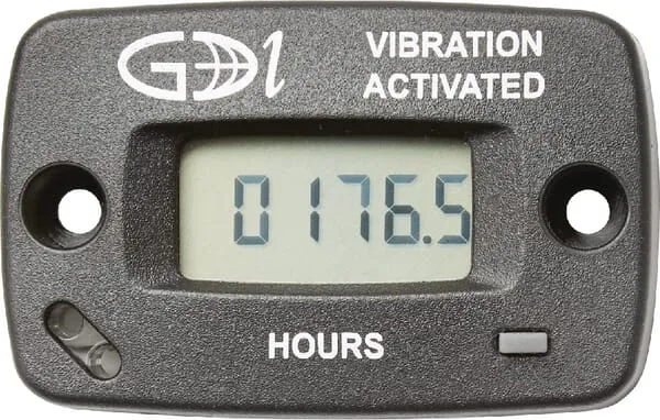 Počítadlo hodin aktivované vibracemi