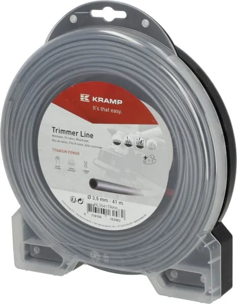 Žací struna Ø 3,5mm 41m kulatá Titanium Power šedá Kramp