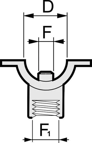 Mosazný držák trysek pro trubku Arag