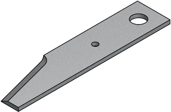 Plochý hlavní nůž