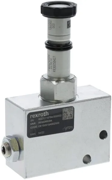 Řadové ventily 2/2 - NC jednocestné, 350 barů