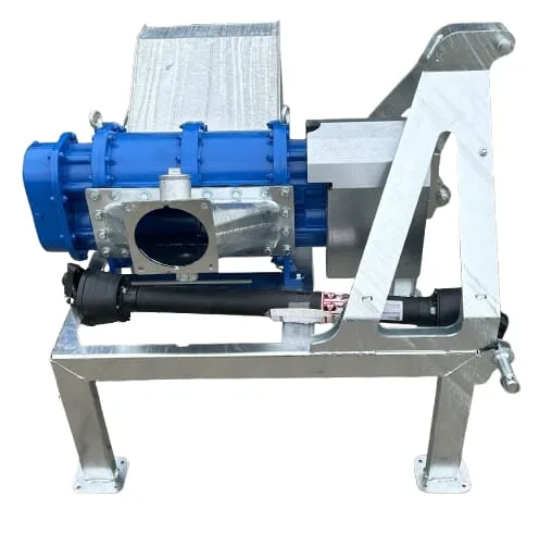 Rotační laloky čerpadla na rámu A136