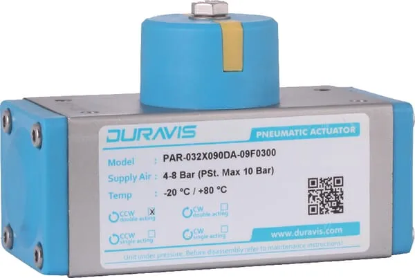 Dvojčinný pneumatický pohon