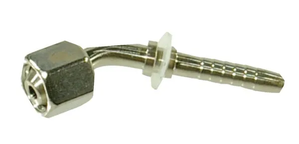 Koncovka pro výrobu hadice z ušlechtilé oceli DKR/PF 45° převlečná matice BSP s těsnicí hlavicí 60°