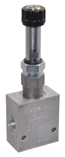 3cestné průtokové regulační ventily prop. typ PFC-PO NO