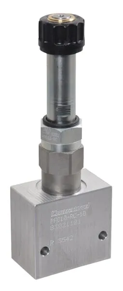 2cestné průtokové regulační ventily prop. typ PFC-RC NC