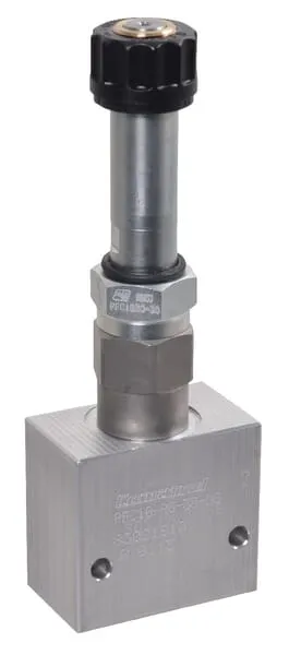 2cestné průtokové regulační ventily prop. typ PFC-RO NO