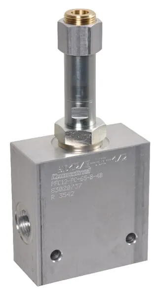 Průt.regul.ventil 3 W, NC 1/2"