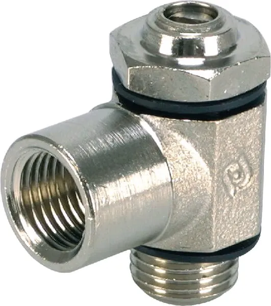 Škrticí zpětný ventil pro montáž do válce