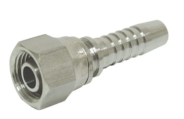 Koncovka pro výrobu hadice z ušlechtilé oceli DKOL/PGLO převlečná matice metrická s těsnicí hlavicí 24° a O-kroužkem, lehká řada