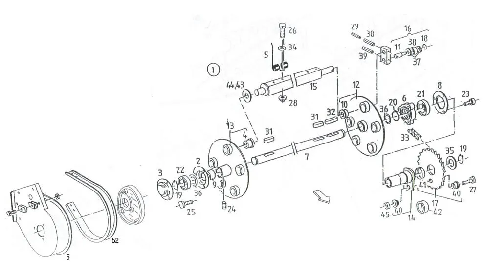 Buben Pick-up pro nakládací vůz Deutz-Fahr