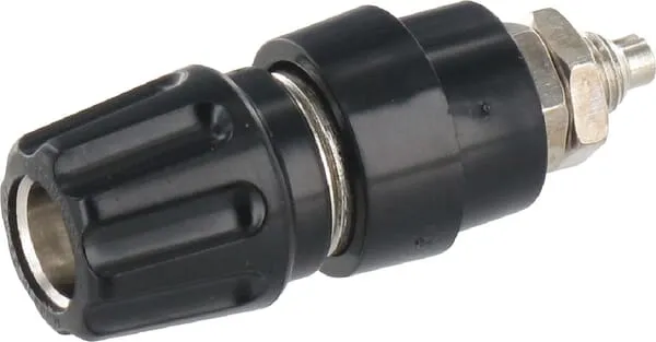Pouzdro banánku 4 mm černé