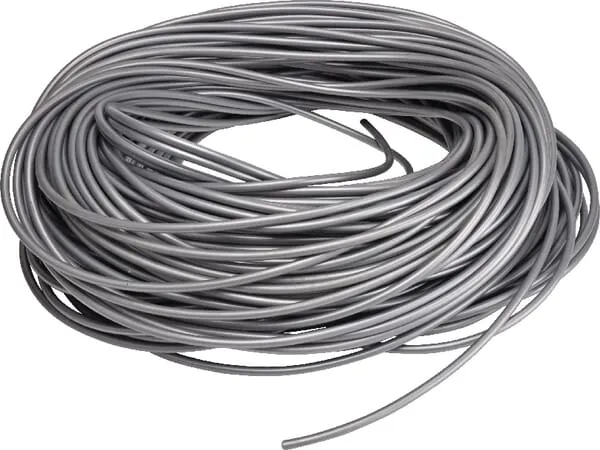 PVC kabel, 6 mm, stříbrný
