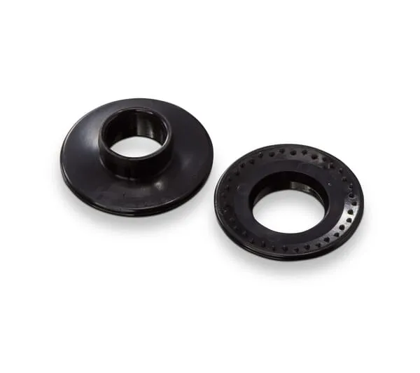 Plastová očka Ø 12 mm, černá