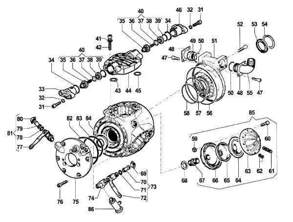 Náhradní díly vhodný pro Comet APS 101 / APS 121