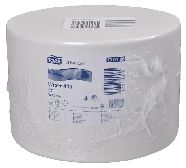 Papírové ručníky, bílá role, 25 cm x 1000 m, jednovrstvé, vnější Ø 380 mm, 1 ks, Tork