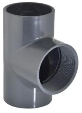 UH-PVC T-kus s vnitřním závitem (3 strany) Pimtas