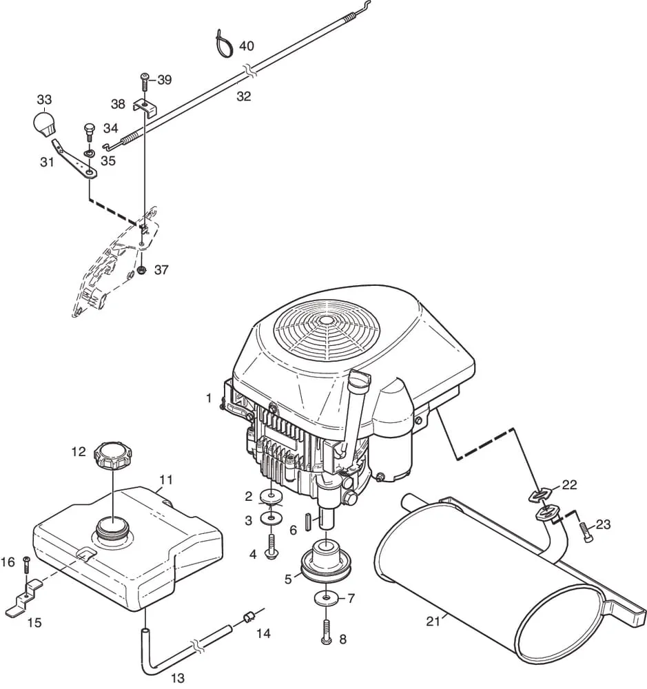 Motor Primo a příslušenství Stiga Primo