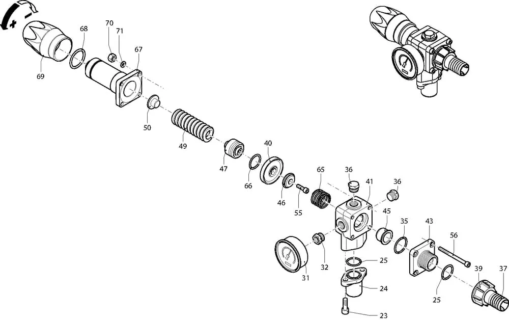 Regulační technika, AR, náhradní díly GH 50