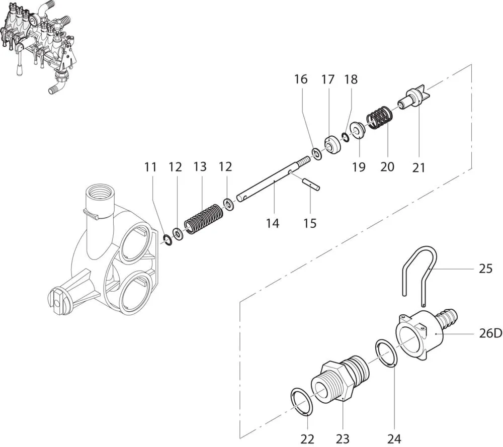 Regulační technika, AR, náhradní díly Idrocostant M